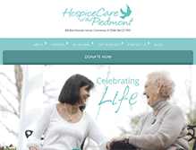 Tablet Screenshot of hospicepiedmont.org